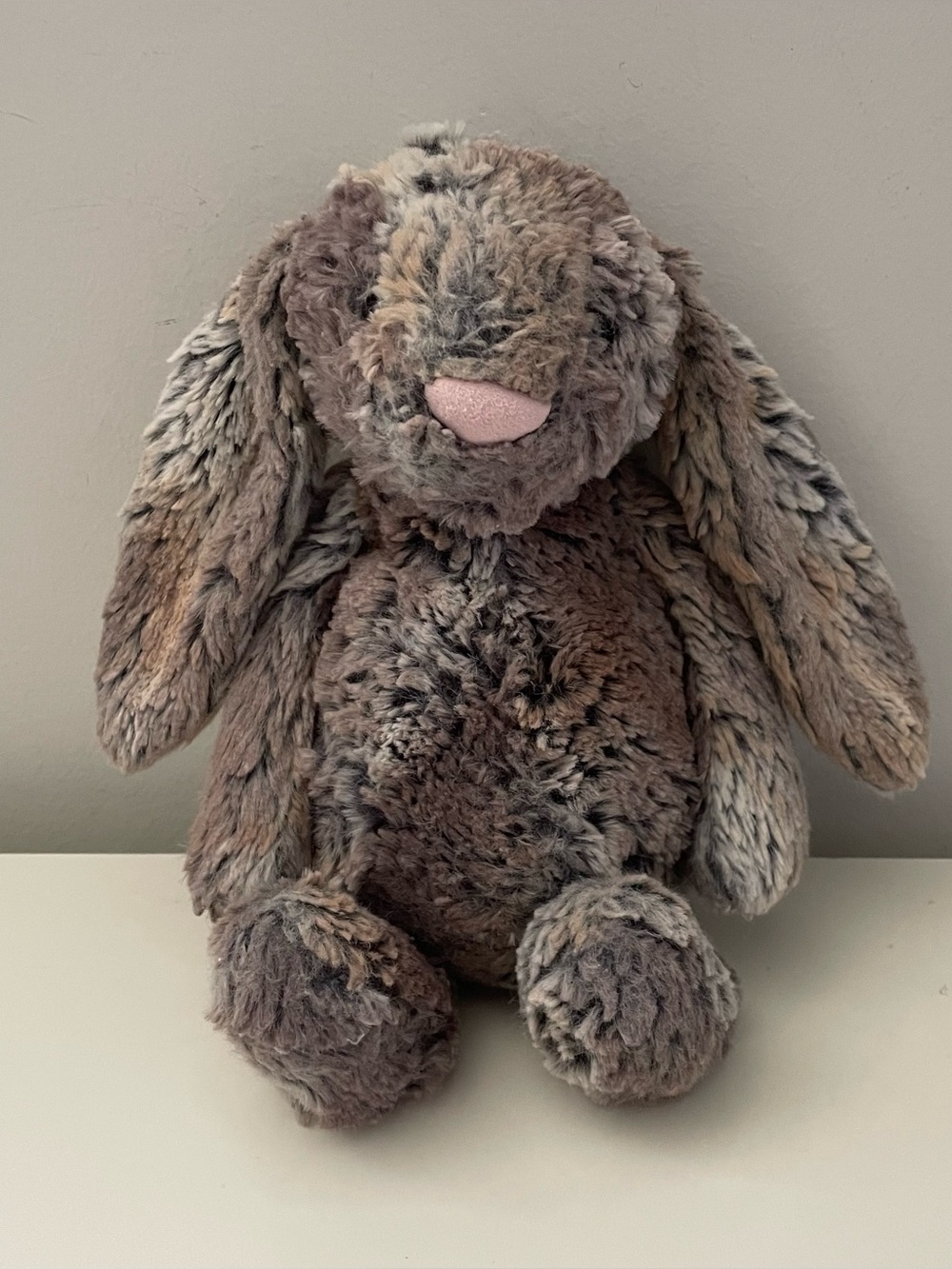 Jellycat Bashful Woodland Bunny Medium 12" Marbled Retired Rabbit Plush